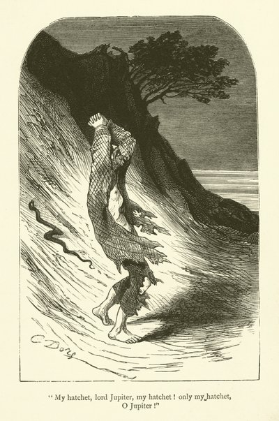 Illustration für die Werke von Rabelais von Gustave after Dore